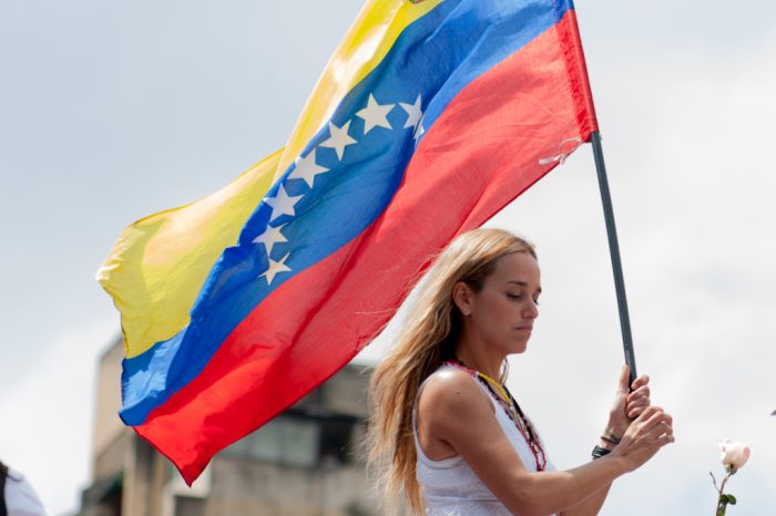 Lilian Tintori, símbolo de la oposición venezolana. Foto: Dorwin Gómez (CC 2.0 vía Flick)