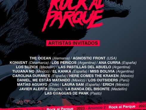 Rock al Parque - Afiche Secretaría de Cultura y Turismo Bogotá