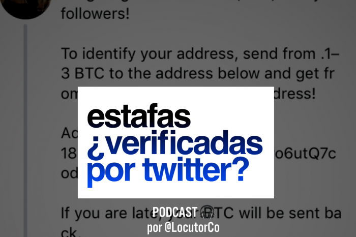 Estafas con cuentas verificadas por Twitter