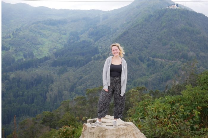 En la cima de Montserrate. Foto: Clemmie Pollard