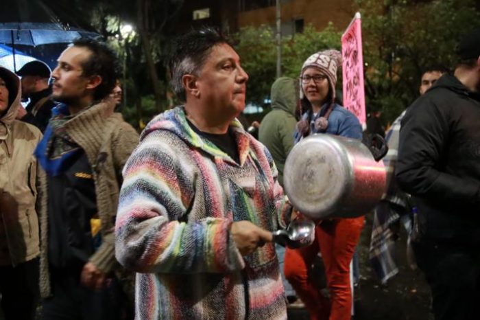 Cacerolazo en Bogotá (21 de noviembre de 2019). Foto: Néstor Gómez - EL TIEMPO