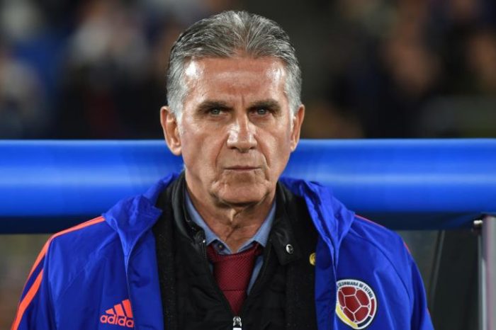 Carlos Queiroz durante la gira por Asia 2019. - Imagen: AFP