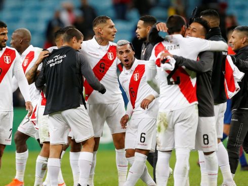 Perú celebra el pase a la final de la Copa América. - Reuters