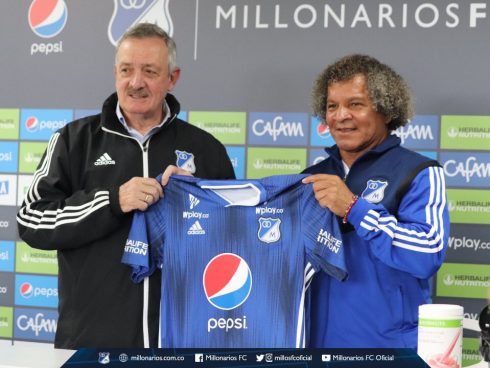 Gamero es presentado como entrenador de Millonarios | Imagen: Millonarios FC