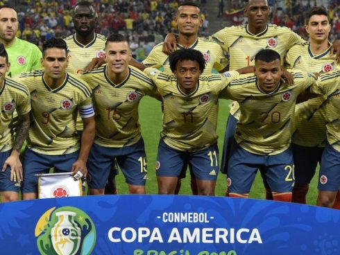 Selección Colombia posa previo a un partido por Copa América. Foto: Getty Images