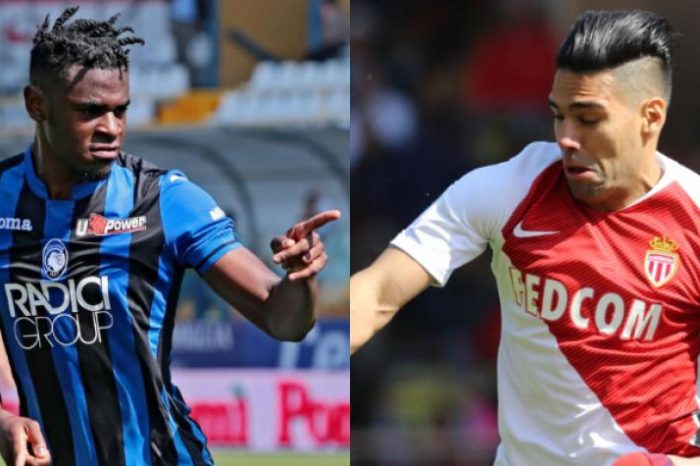 Duvan Zapata y Radamel Falcao. Fuente: Futbolred.com