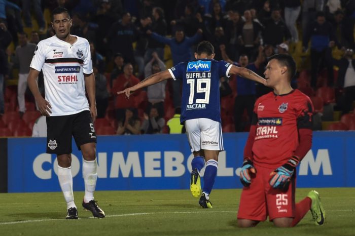 Foto: AFP/Guillermo Muñoz (2018)-Roberto Ovelar celebra un gol frente a General Díaz.