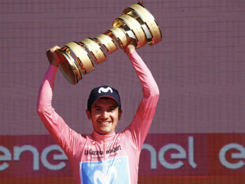 Foto: AFP (2019) – Richard Carapaz campeón del Giro 2019