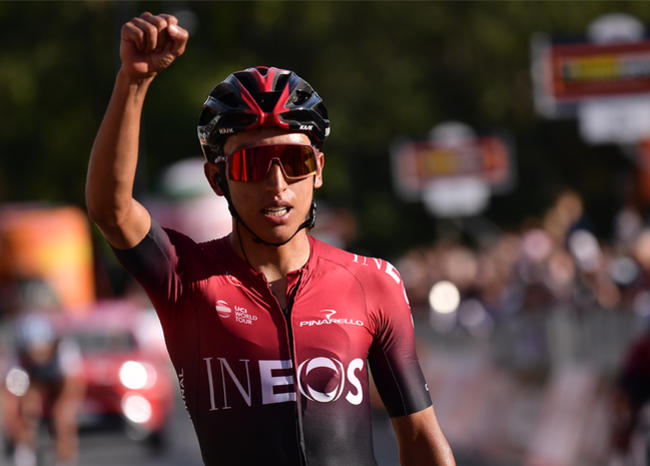 Foto: AFP (2019) – Egan Bernal se destacó en la temporada 2019.