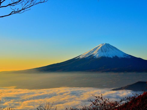 Un volcán.  Tomado de kimura2 en Pixabay
