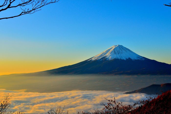 Un volcán.  Tomado de kimura2 en Pixabay