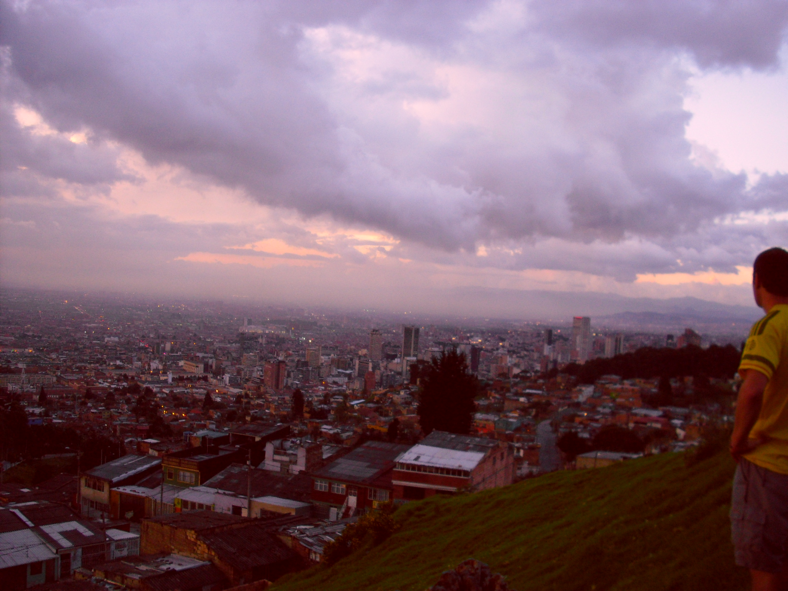 Bogotá at dusk