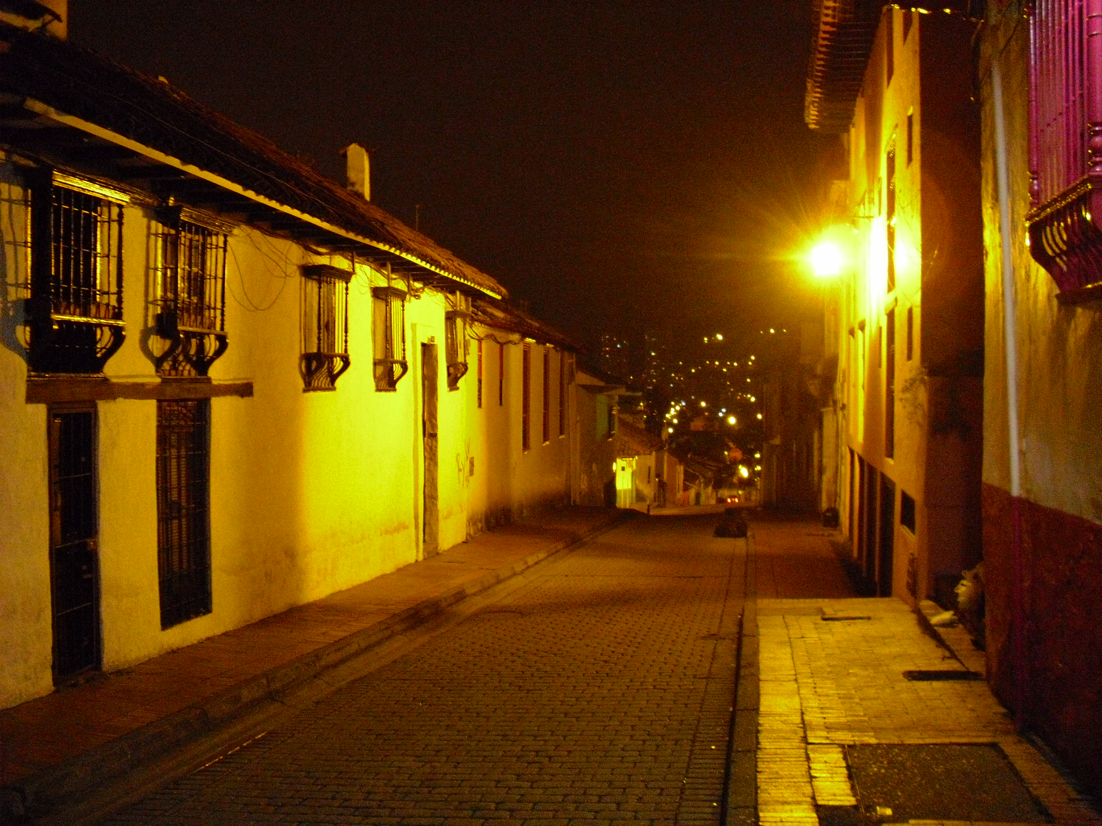 La Candelaría's lonely streets.