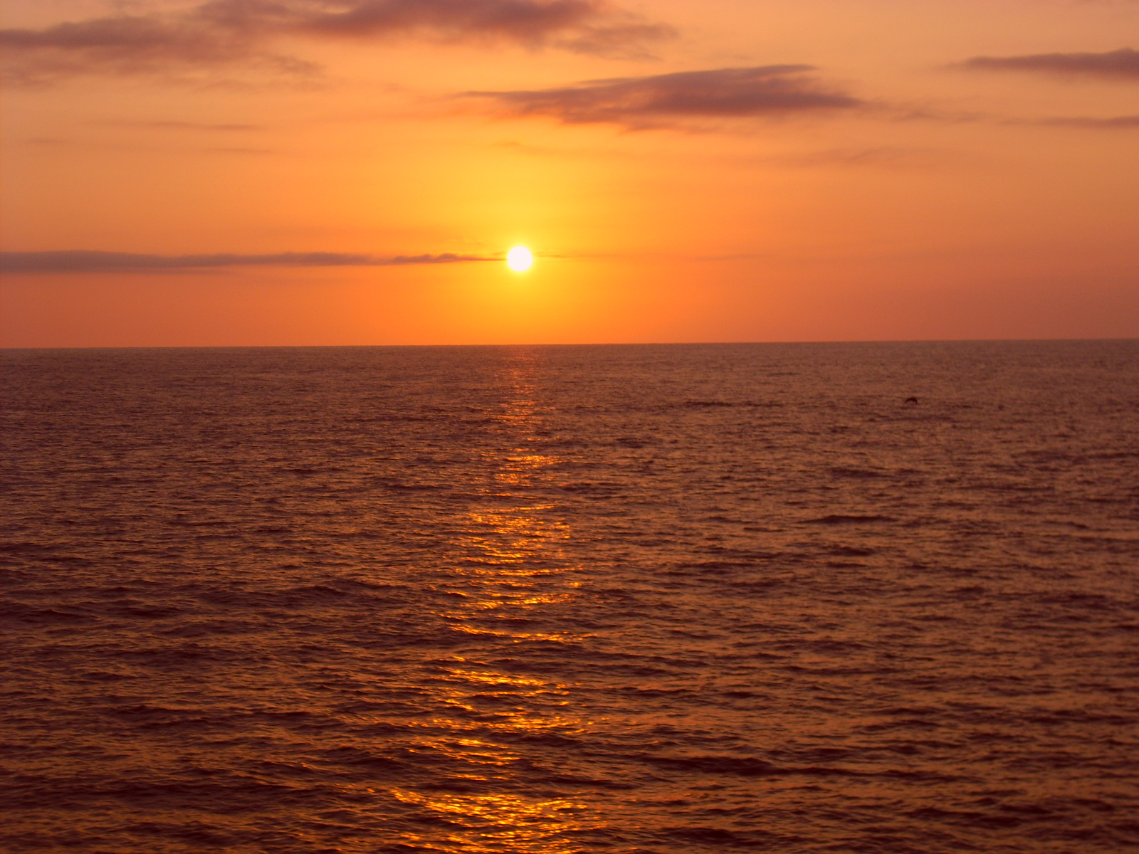 Sunset on Colombia's Pacific limits.