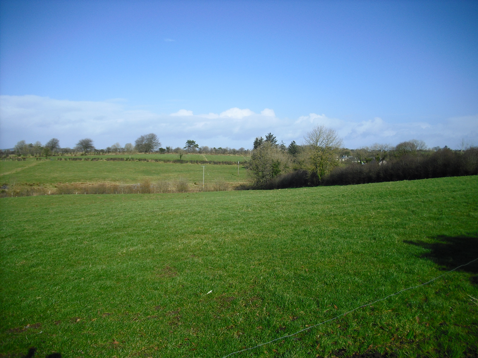 Blue-sky Ireland: Creevy, Lisacul, Ballaghaderreen, Co Roscommon.