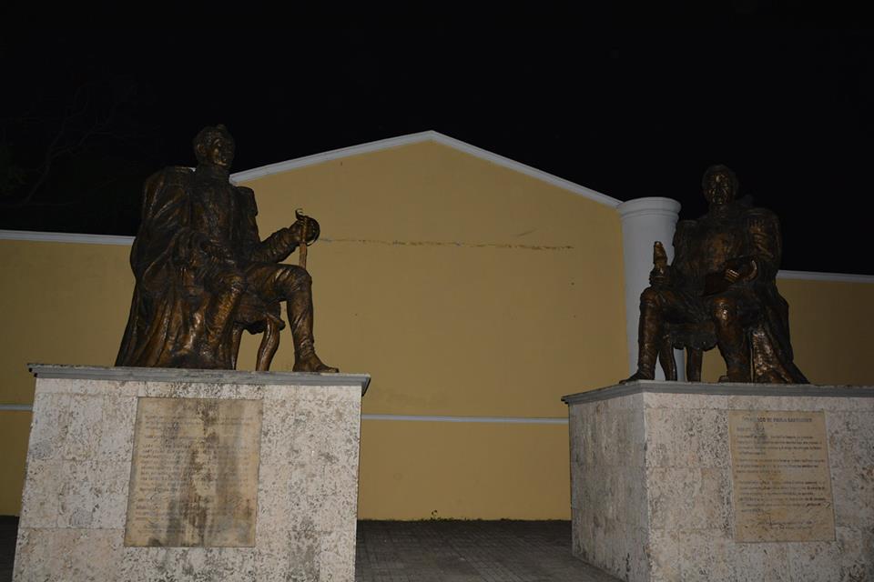 Bolívar & Santander monument, Tame, Arauca, Colombia.
