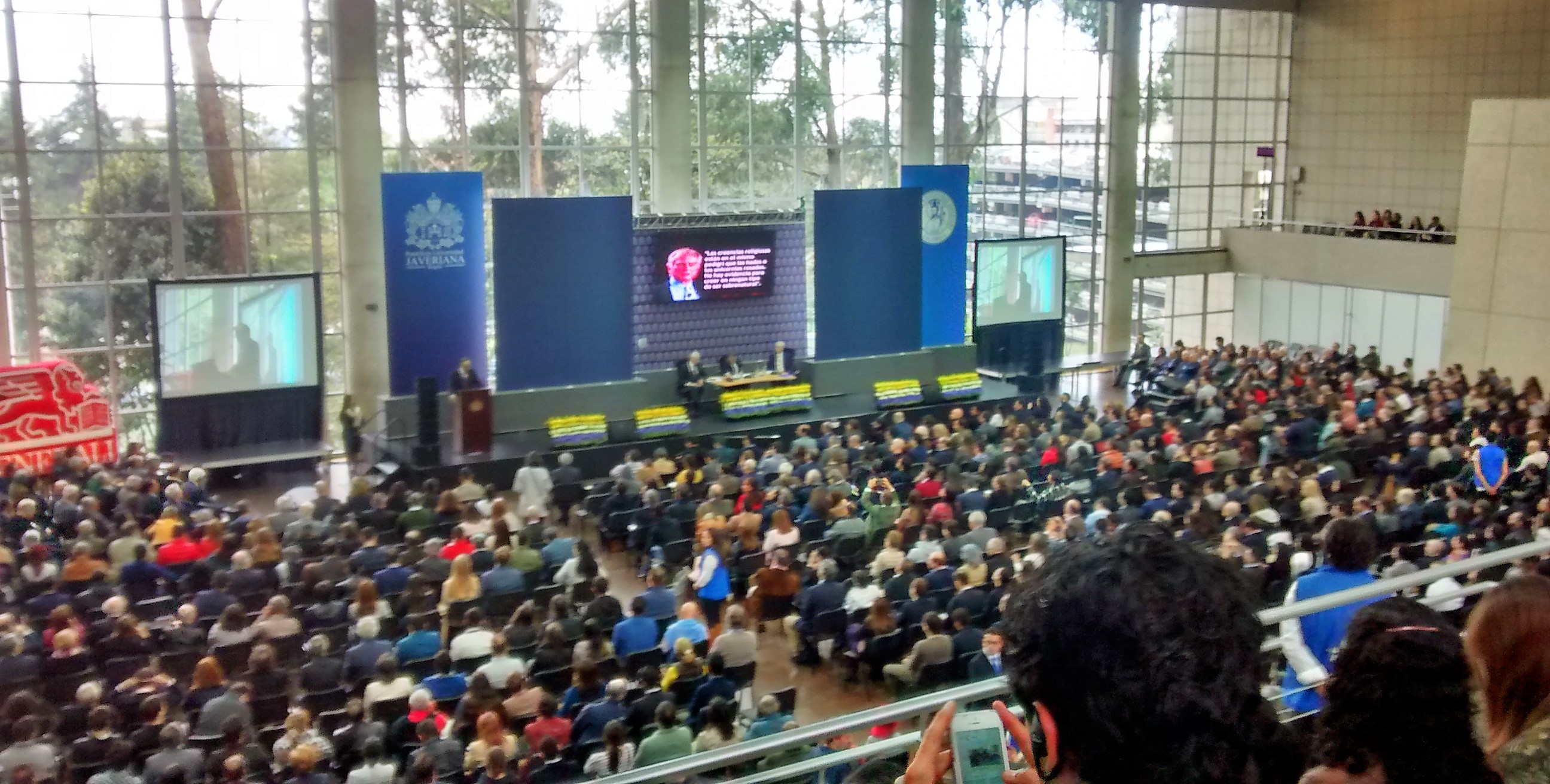 Richard Dawkins in Bogotá, Colombia