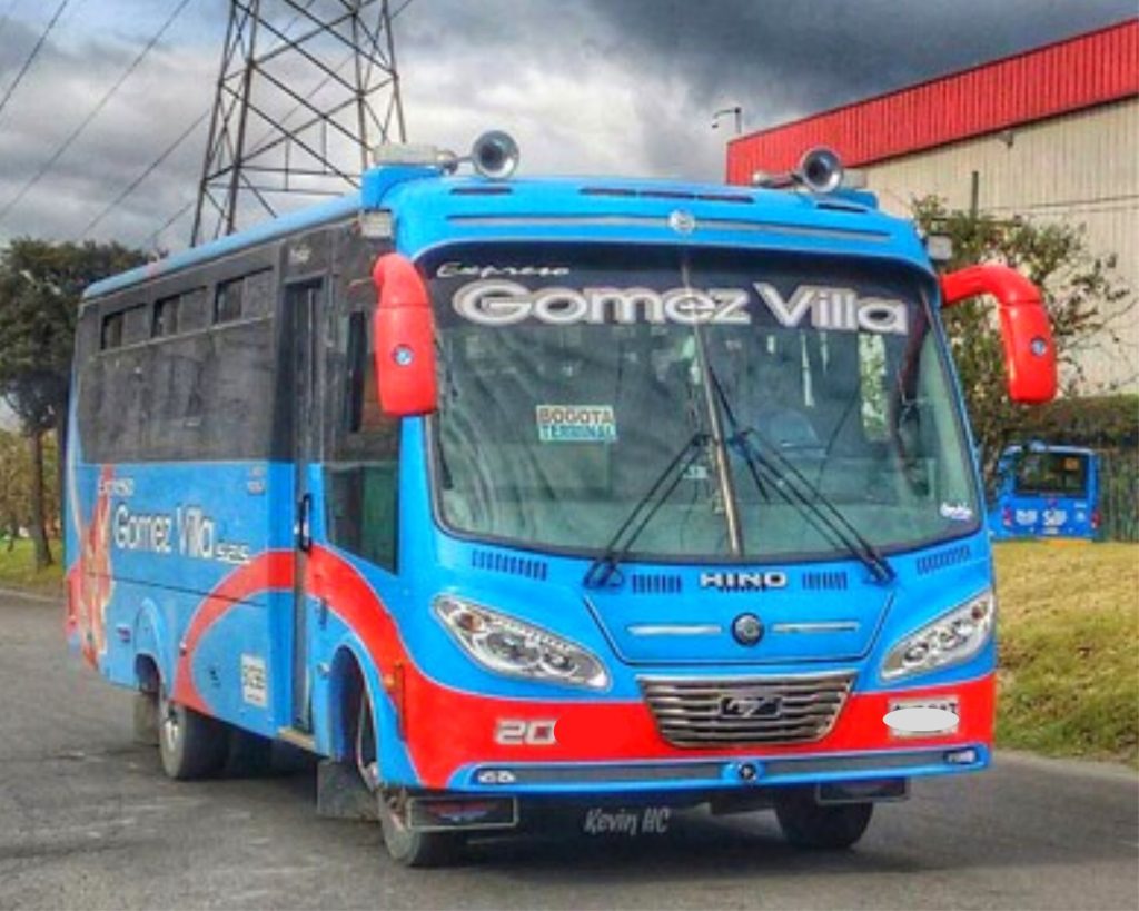 Unattended bags on buses? Not a problem in Colombia (for Expreso Gómez Villa at least)