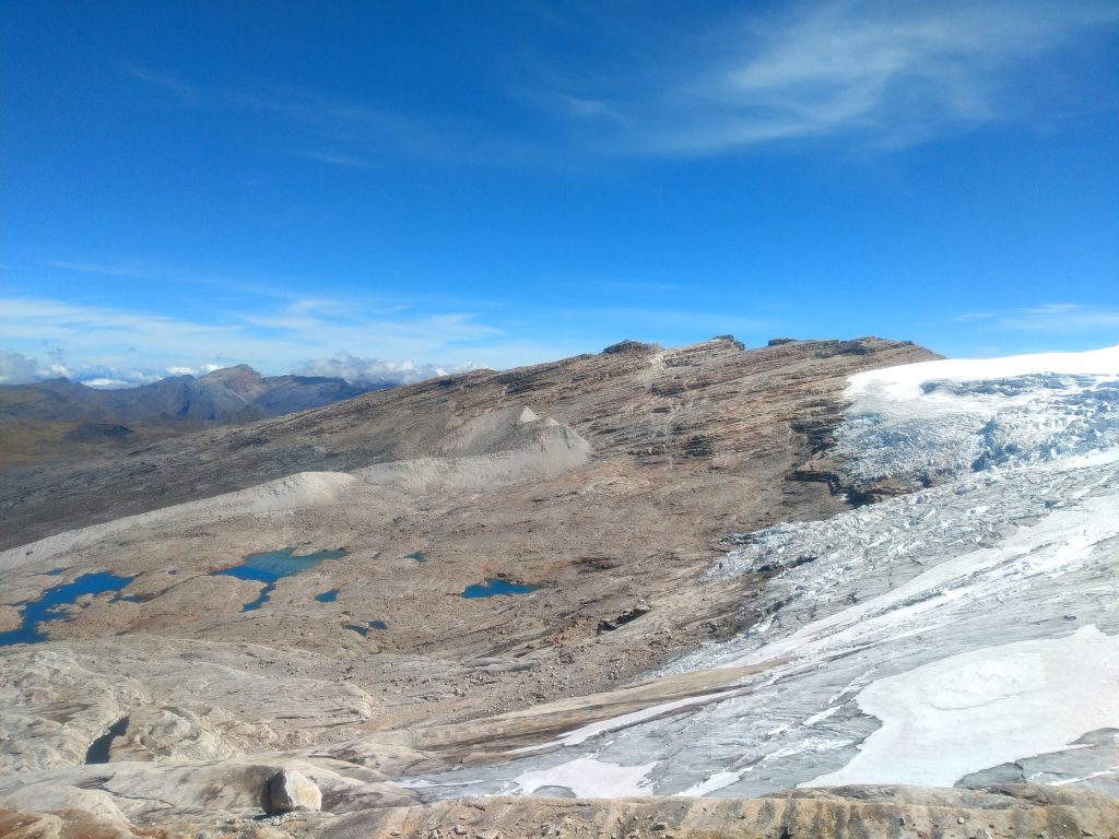 Ritacuba glacier, Sierra Nevada de El Cocuy, Güicán and Chita.